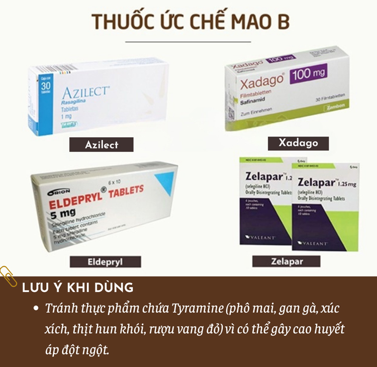 Hãy kiểm tra thành phần thuốc ho nếu bạn đang sử dụng nhóm thuốc MAO - B